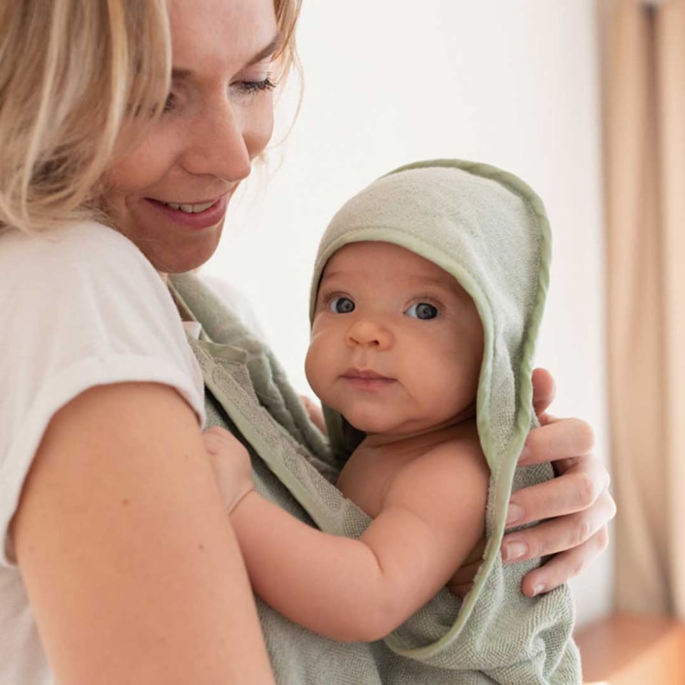 Babyhanddoek biokatoen - met logo mogelijk
