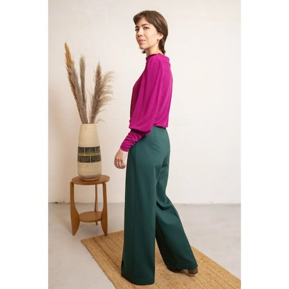 VERY CHERRY Taylor Pants Paloma Forest Green