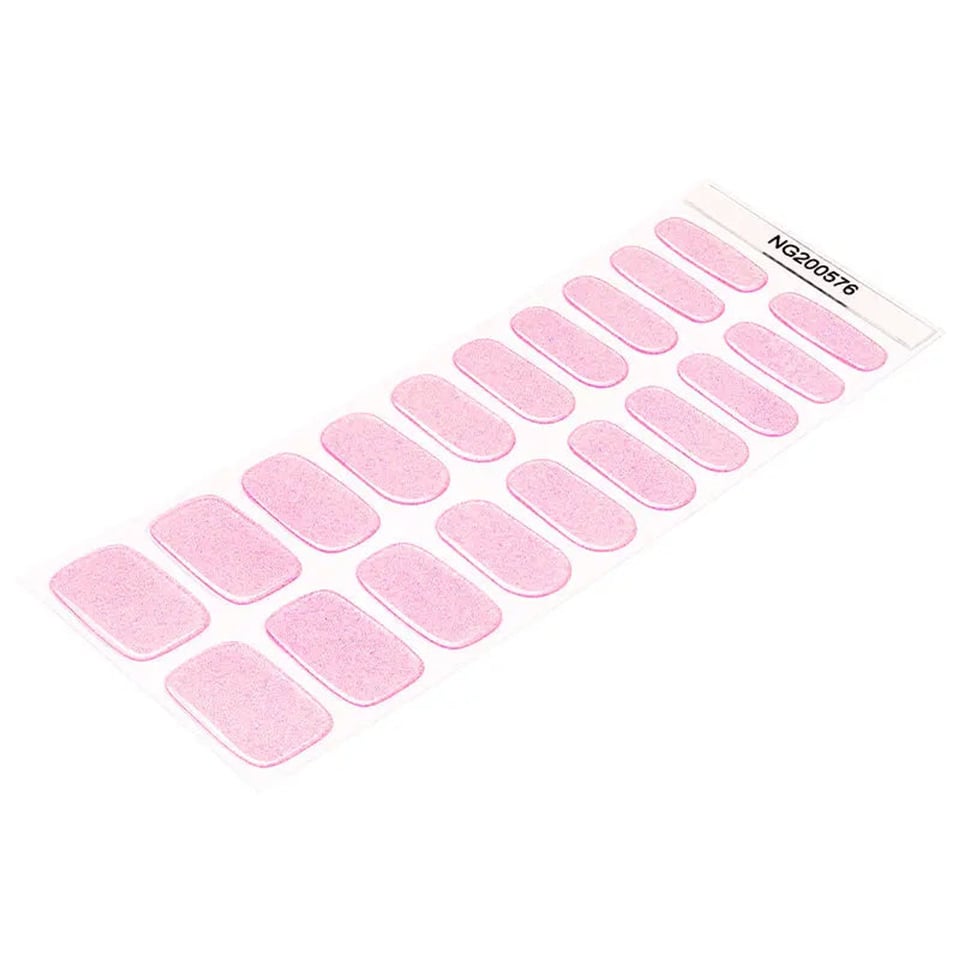 Jelly Pink Nail Wraps  Summer Trend