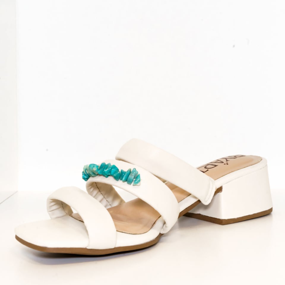 Shoes with Amazonite