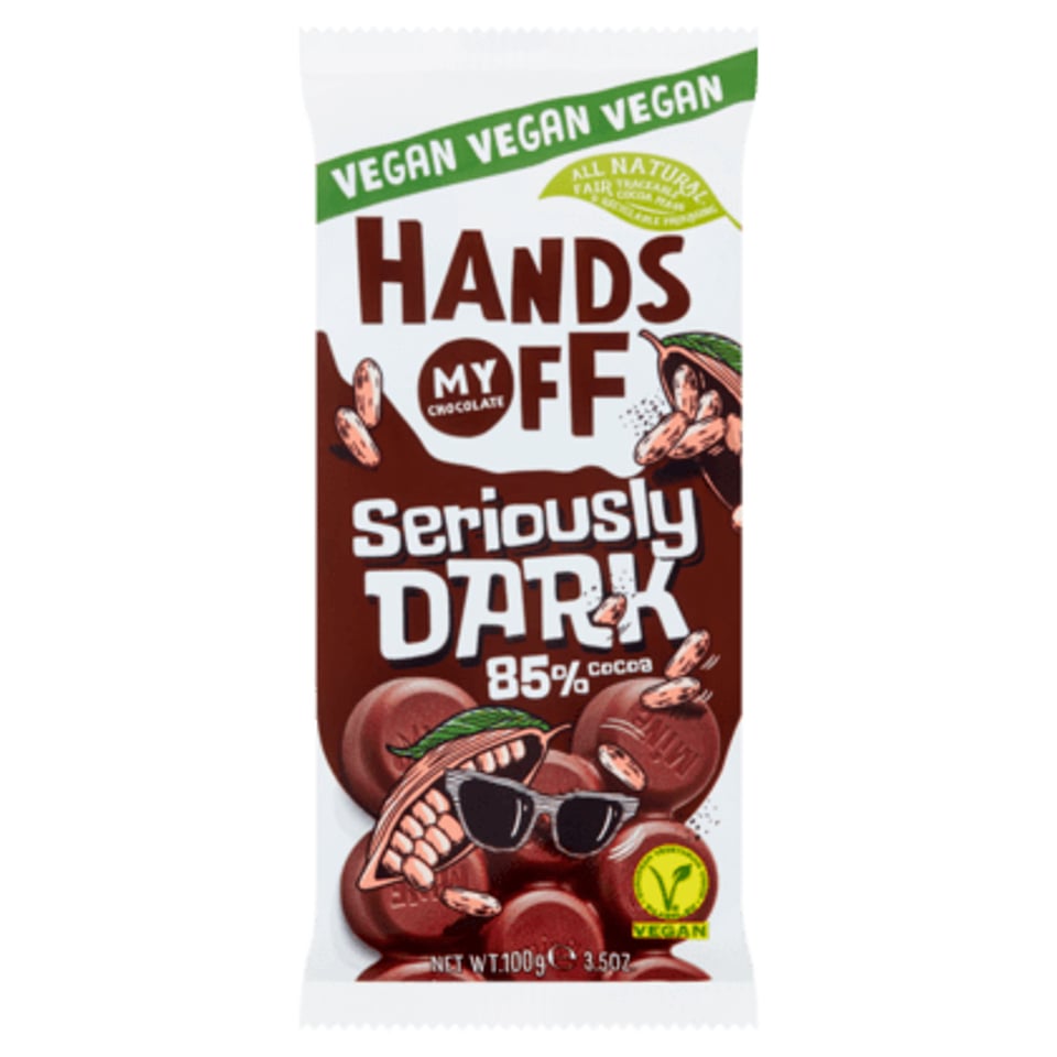 Hands Off Vegan Seriously Dark 85%