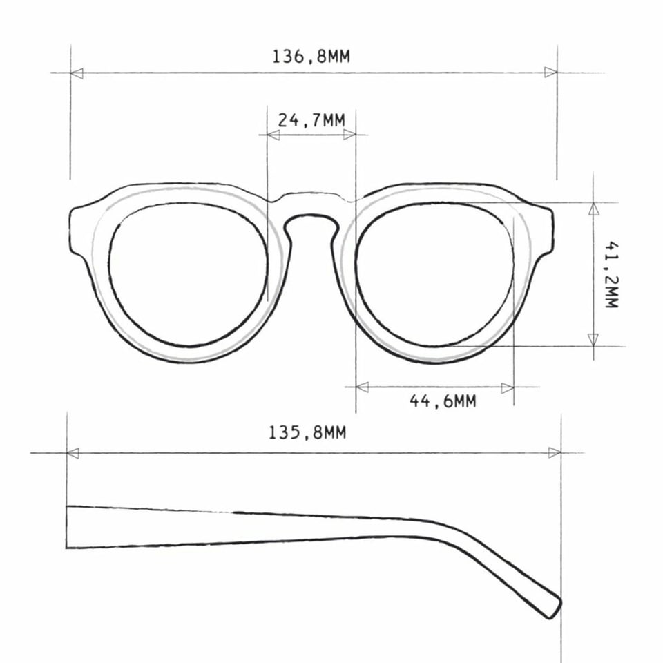 Leesbril ZENO Round Black OK042BK