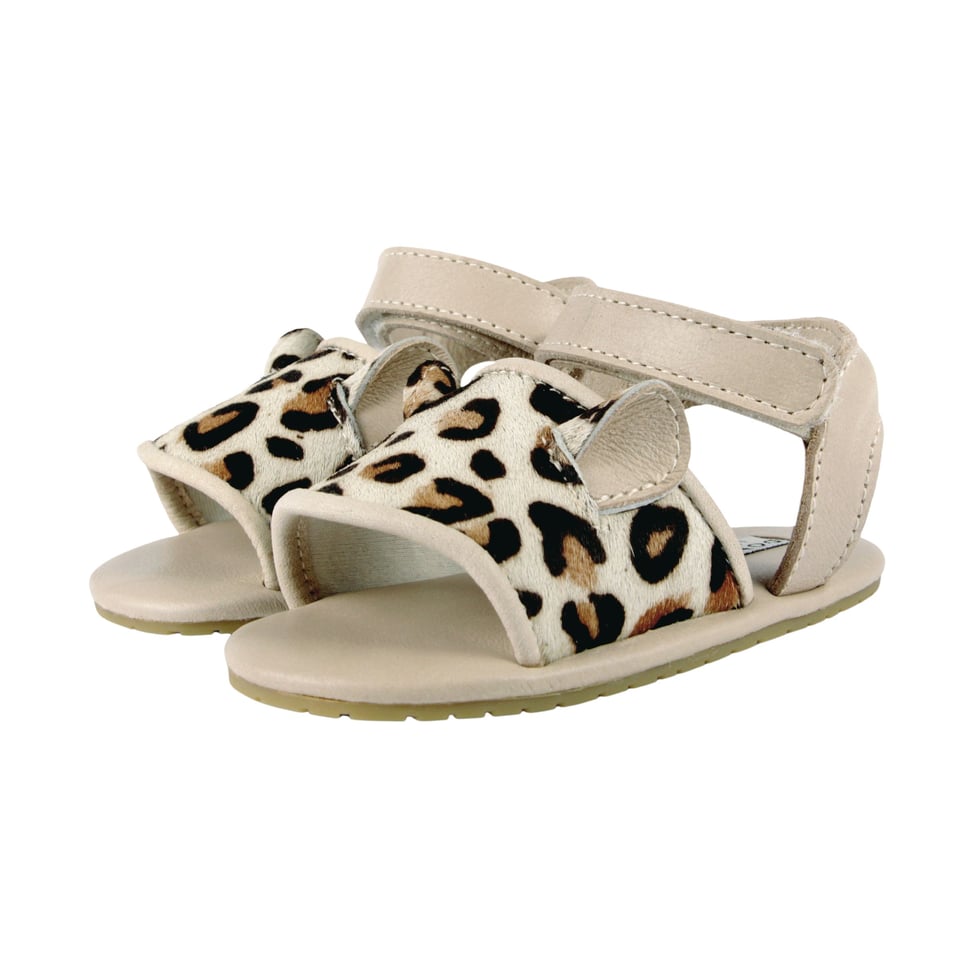 Donsje Alina Leopard Ivory Classic Leather