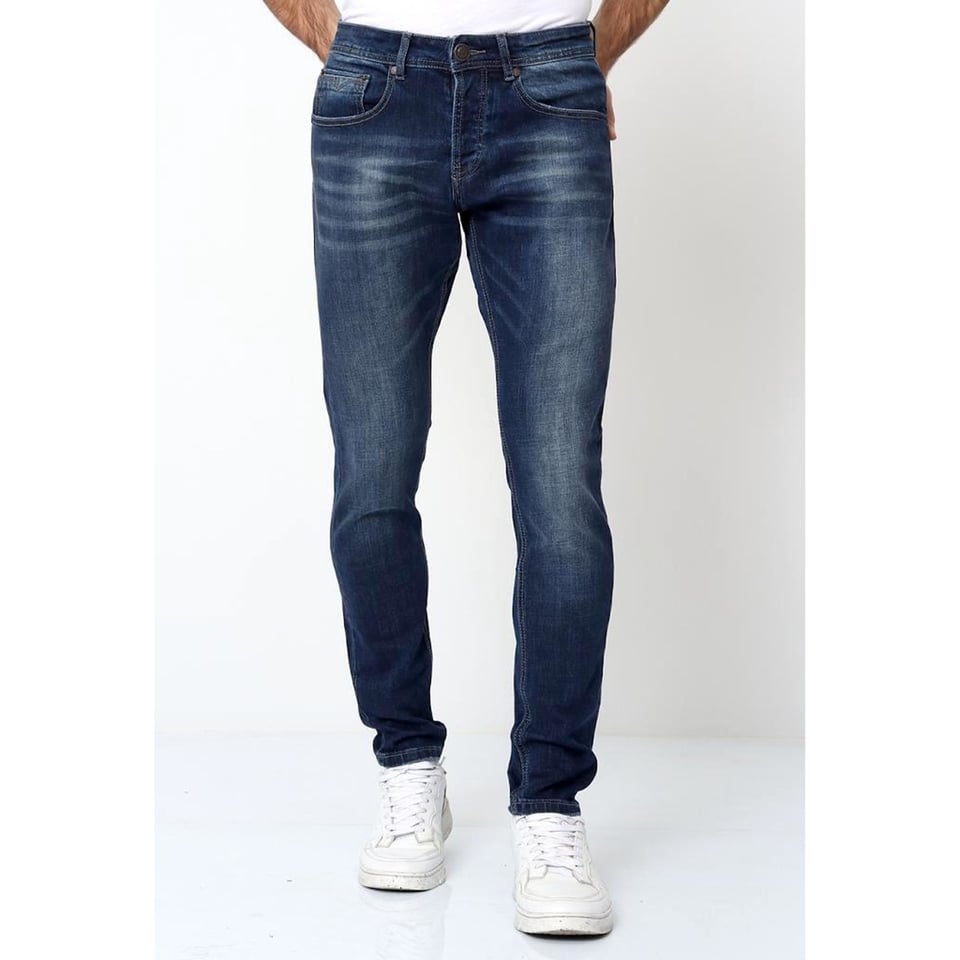 Super Stretch Jeans Heren - D-3178 - Blauw