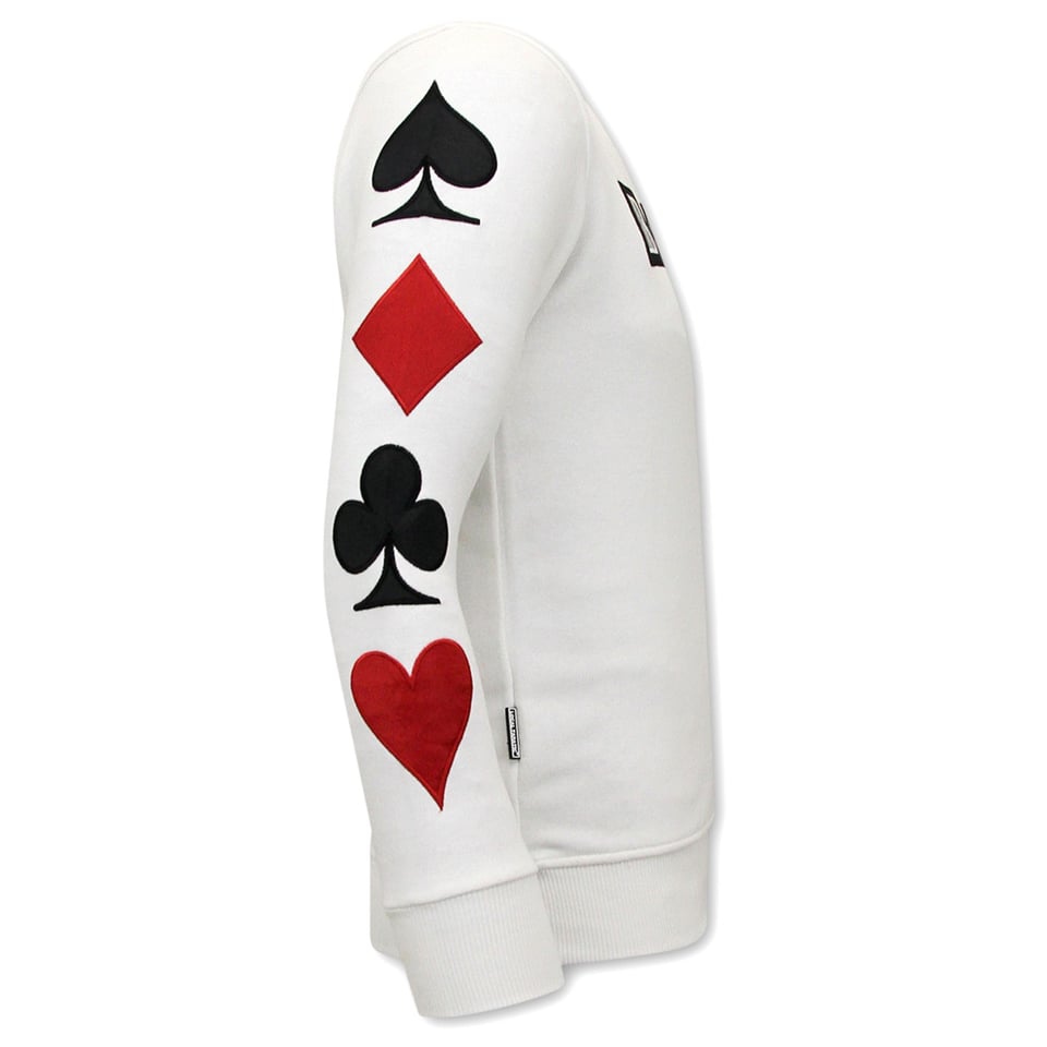 Exclusieve Joggingpak Mannen - Ballin Las Vegas - Wit