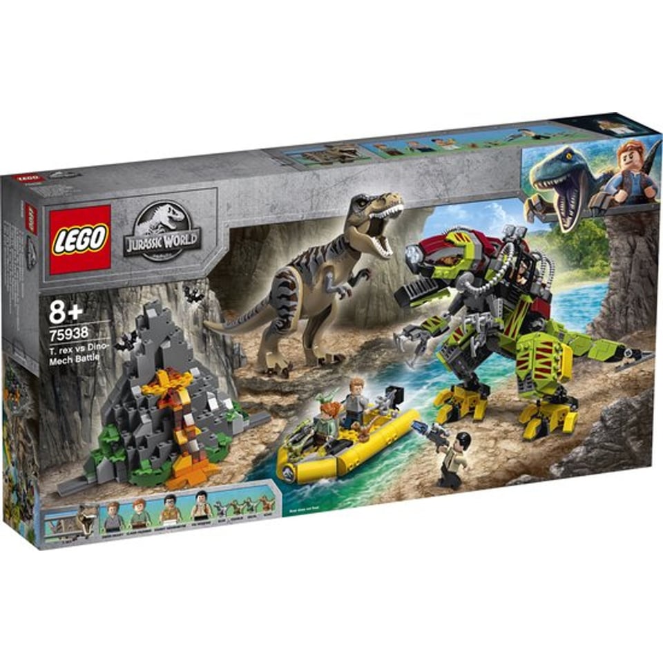 Lego Jurassic World 75938 T. Rex vs Dinomecha Gevecht