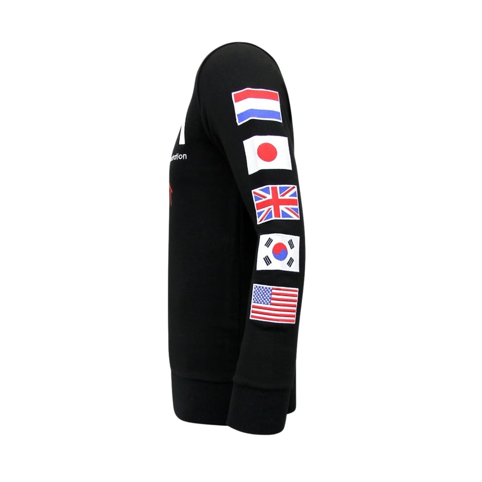 Heren Sweater - NASA International - Zwart