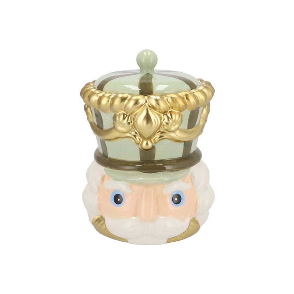Pot Met Deksel Notenkraker Candy 12x15cm - 2 Kleuren