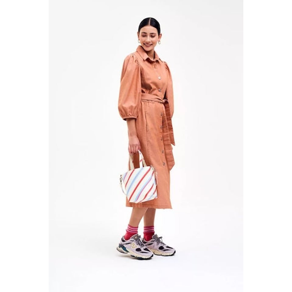 CKS Dress Ivorys coloured denim rust