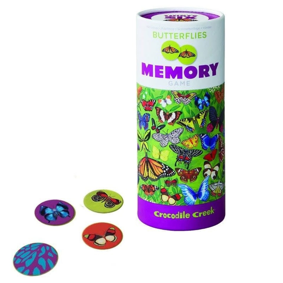 Crocodile Creek Animal Memory Game Butterflies 72 Delig 3+