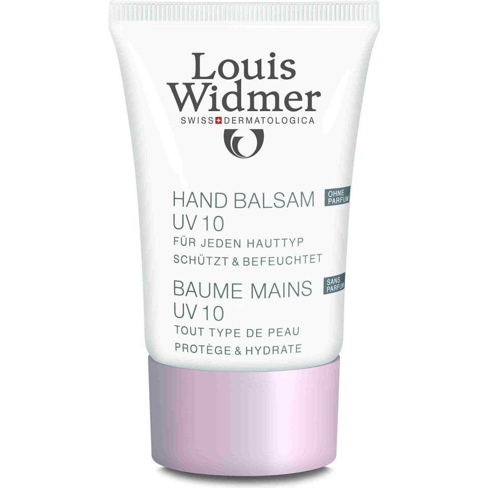 Louis Widmer Handbalsem UV10 Handcrème Zonder Parfum 75ml