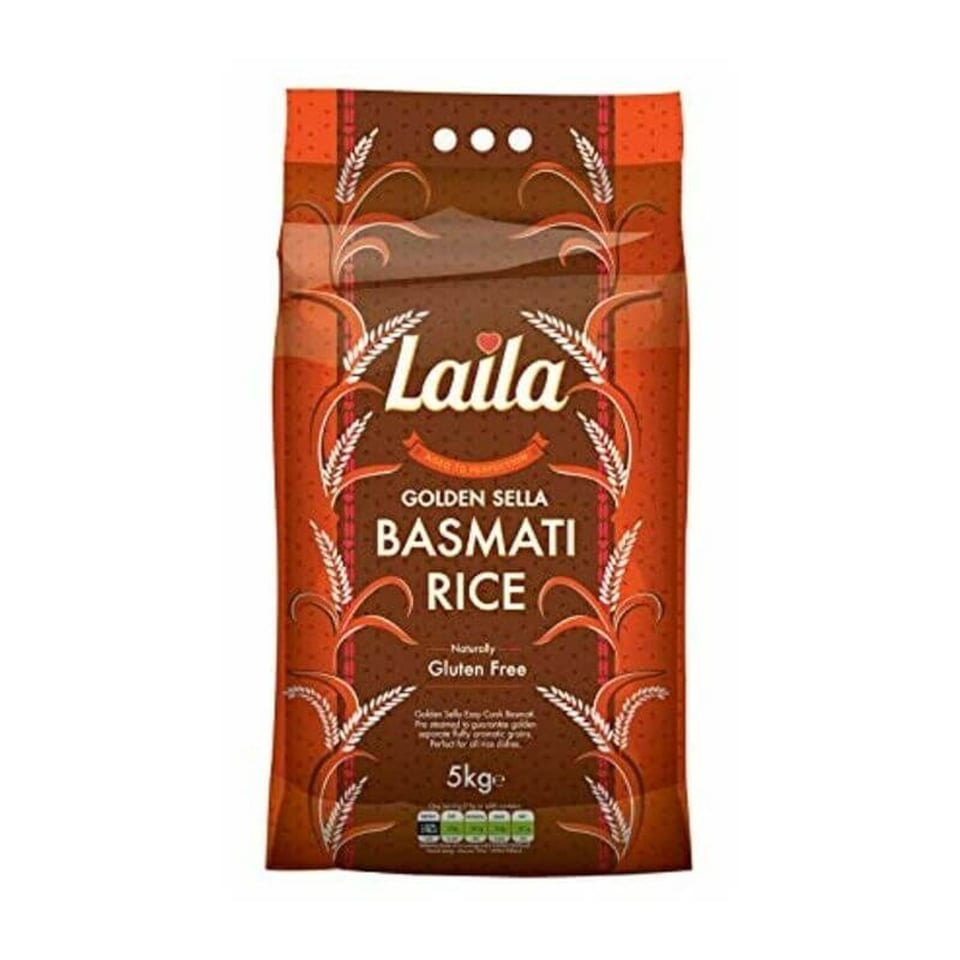 Laila Sella Basmati Rice 5 Kg