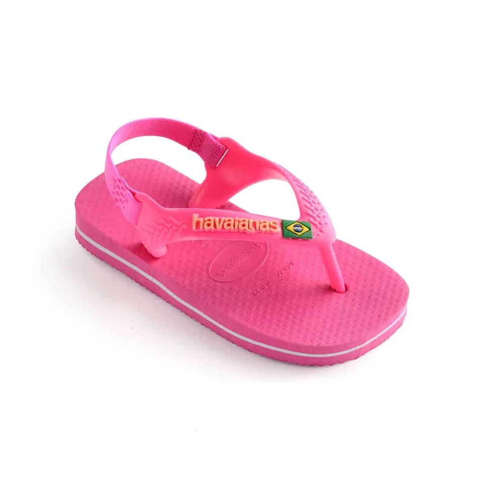 Havaianas Baby Brasil Logo Pink Flux