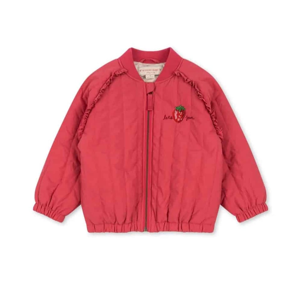 Konges Sløjd Juno Sparkle Bomber Jacket Raspberry Wine