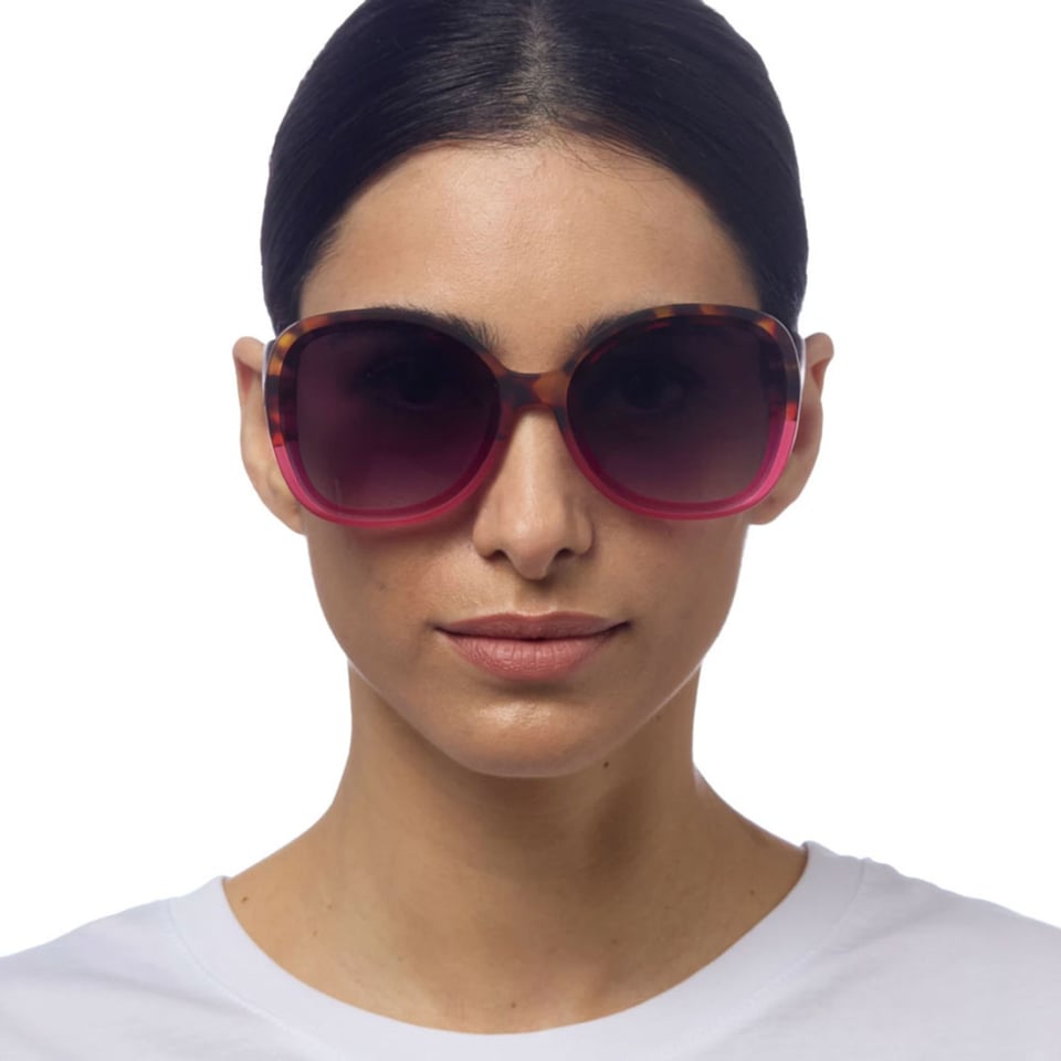 Zonnebril ANNA Butterfly Havana Pink OK019-HP