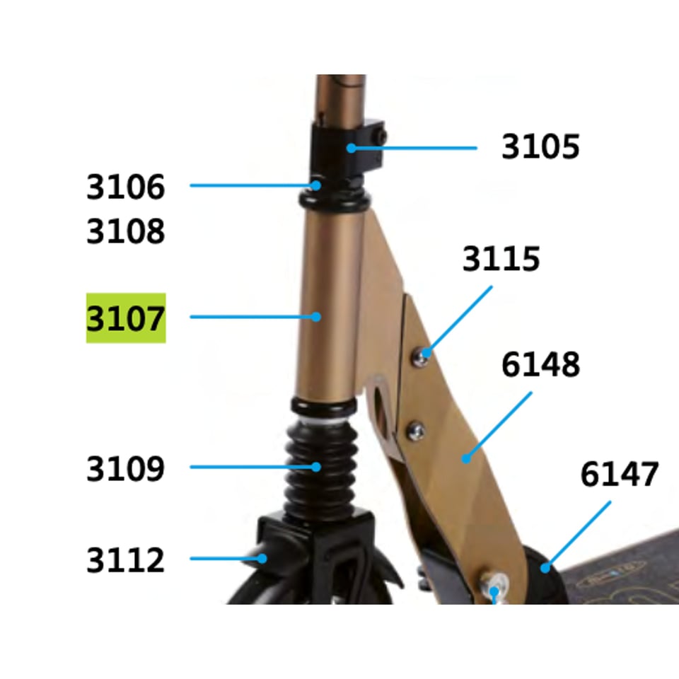 Voorwielophanging Suspension (3107)