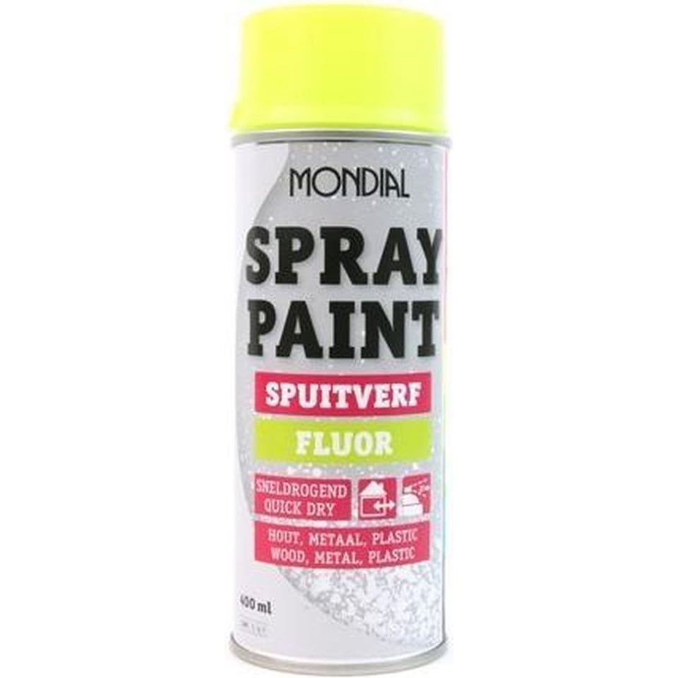 Spray Paint Fluor Geel 400Ml