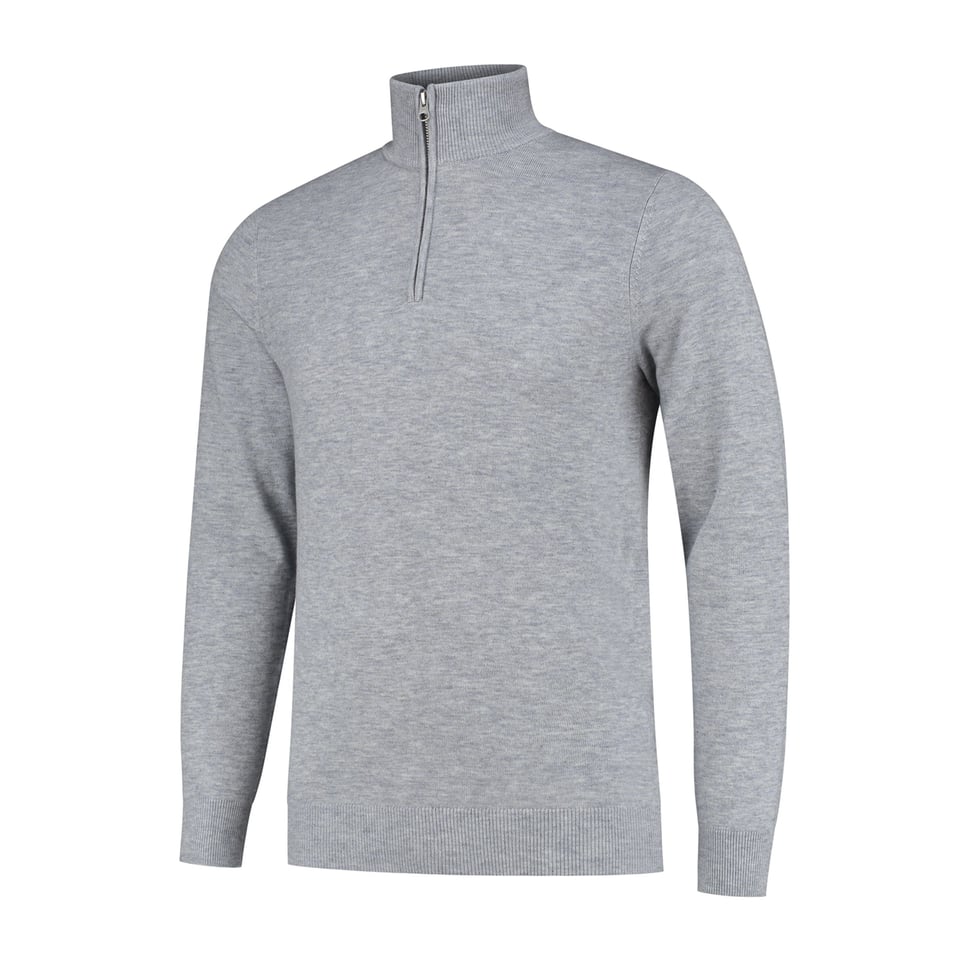 The Quarter-Zip Grey