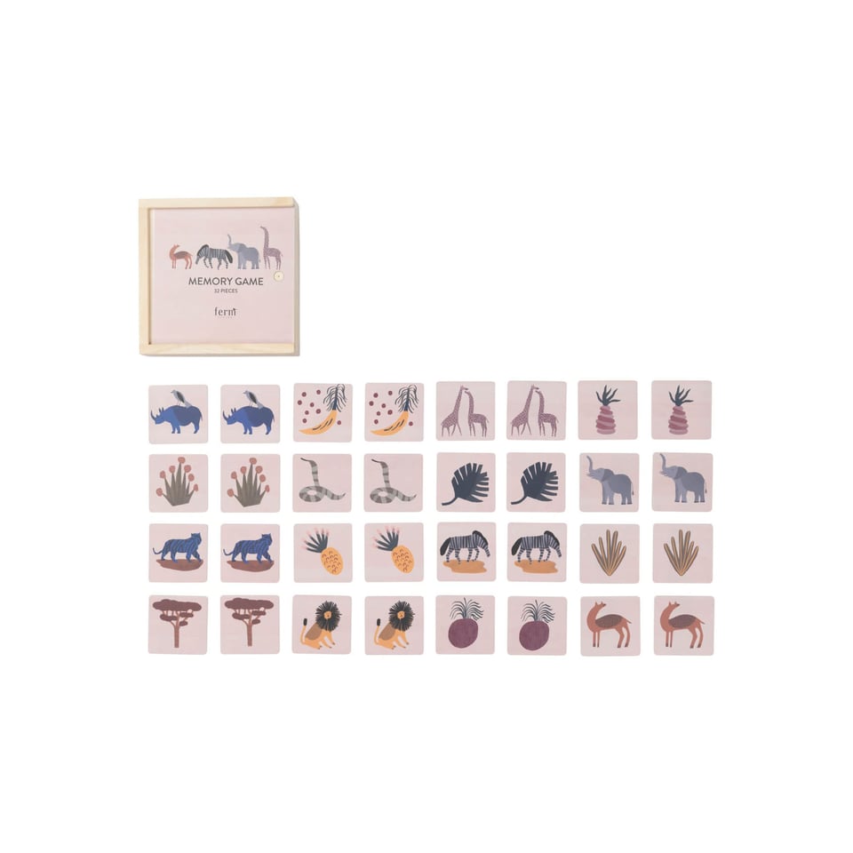 Ferm LIVING Safari Memory Game