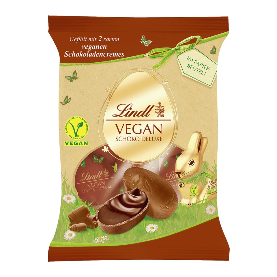 Lindt Eier Schoko Deluxe Vegan 90g