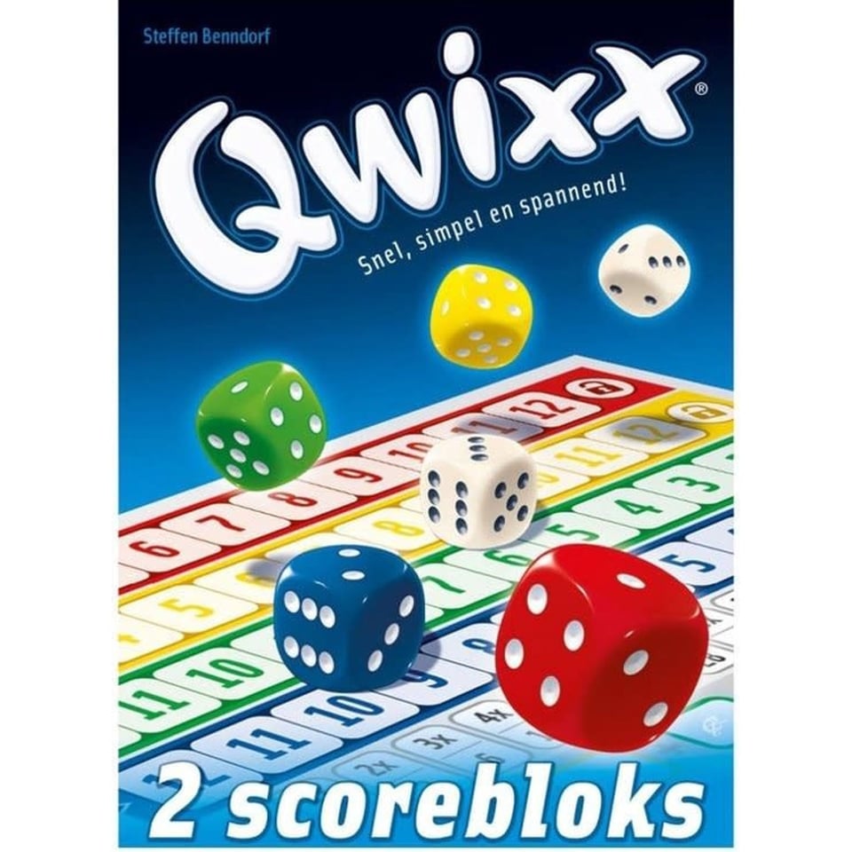White Goblin Games Qwixx 2 Extra Scorebloks 8+