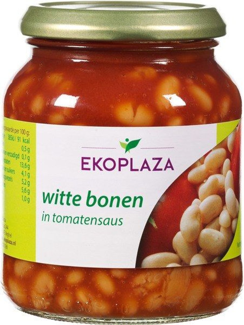 Ekoplaza Witte Bonen In Tomatensaus 360 Gram