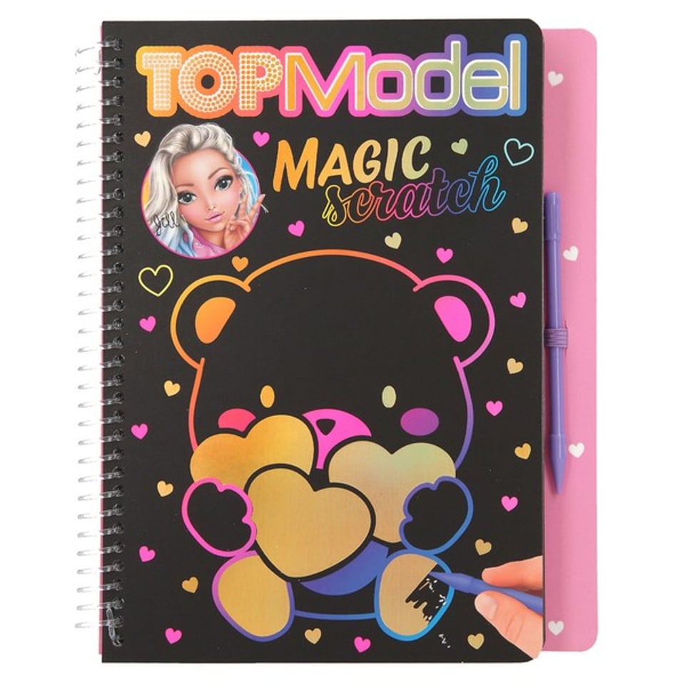 TOPModel Magic Scratch Kleurboek Jill