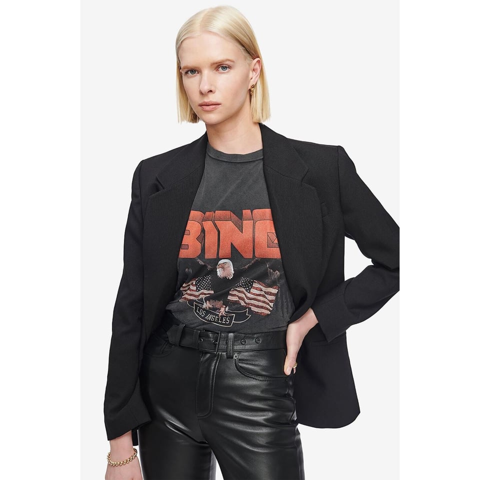 Anine Bing Vintage Bing Tee - Black