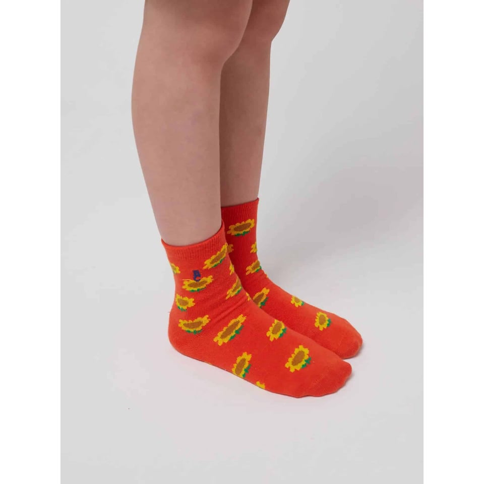 Bobo Choses Sunflower All Over Short Socks