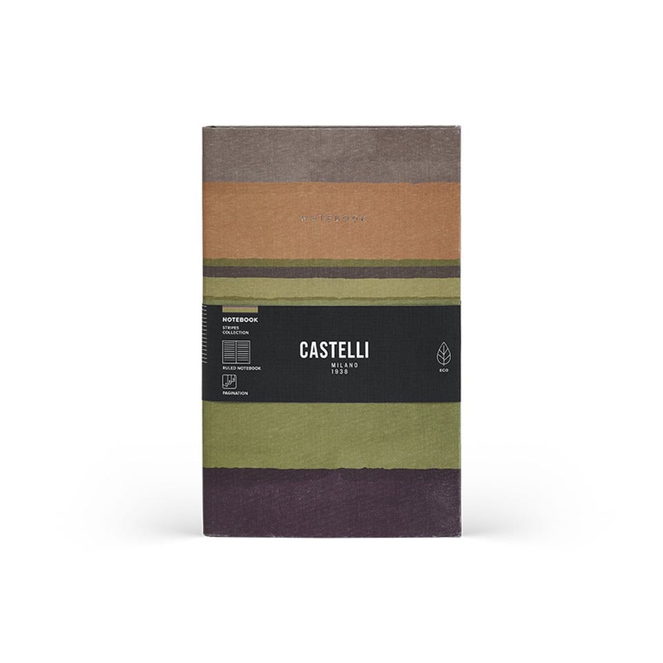 Notebook Castelli - Stripes Collection Eco