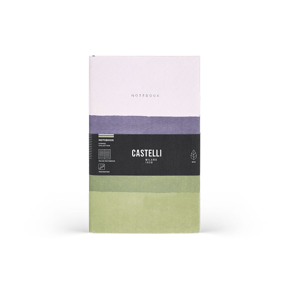 Notebook Castelli - Stripes Collection Eco