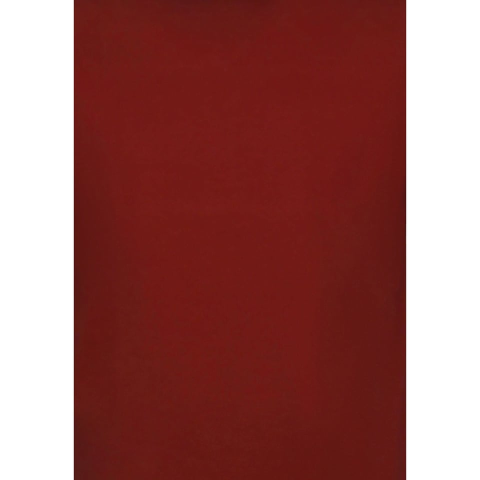 T Shirt Heren Oversized - Effen T-Shirt Blanco - 6530 - Bordeaux