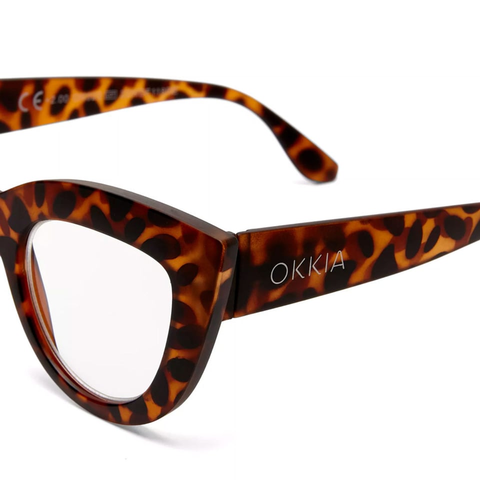 Leesbril CLAUDIA Cat-Eye Turtle OK023TU