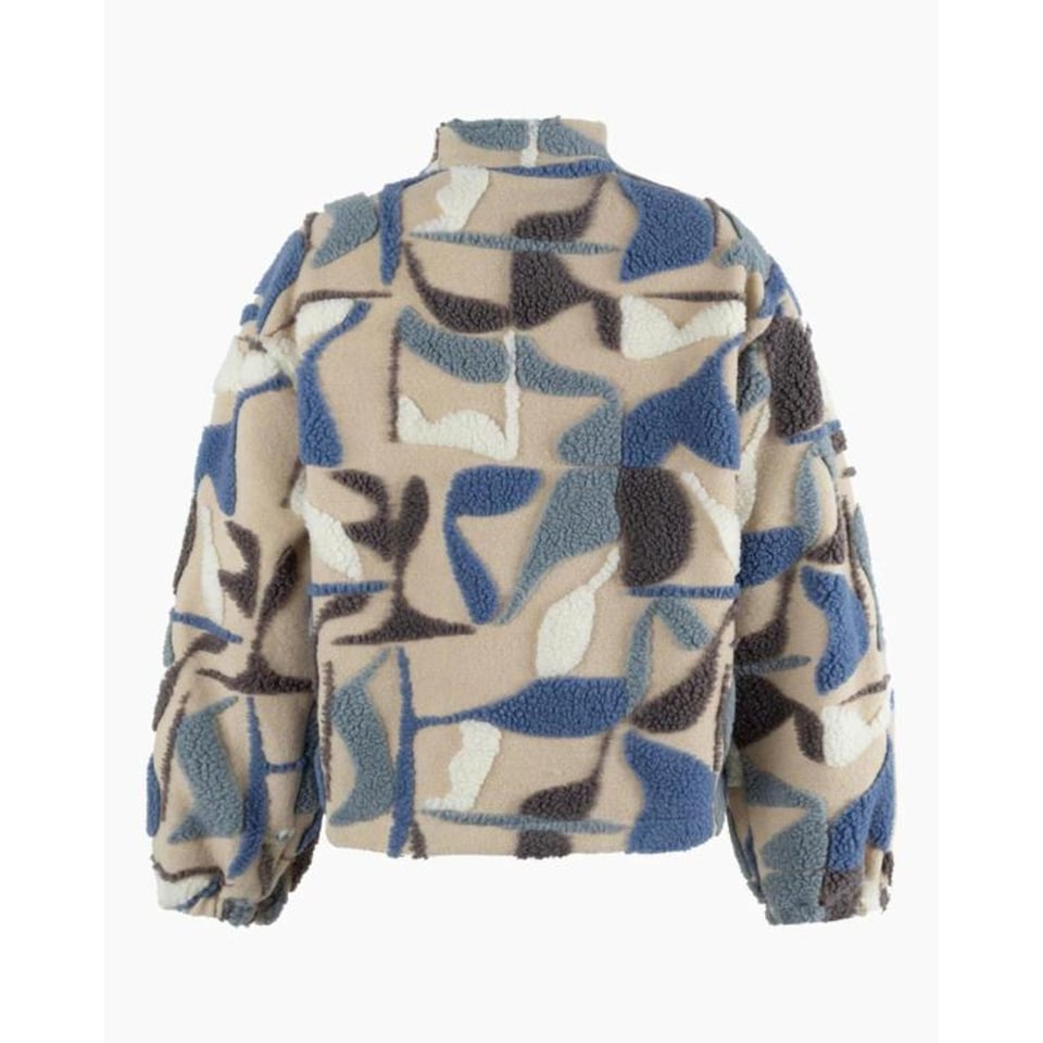 Another Label Sara Jacket Grapihic Blue Big