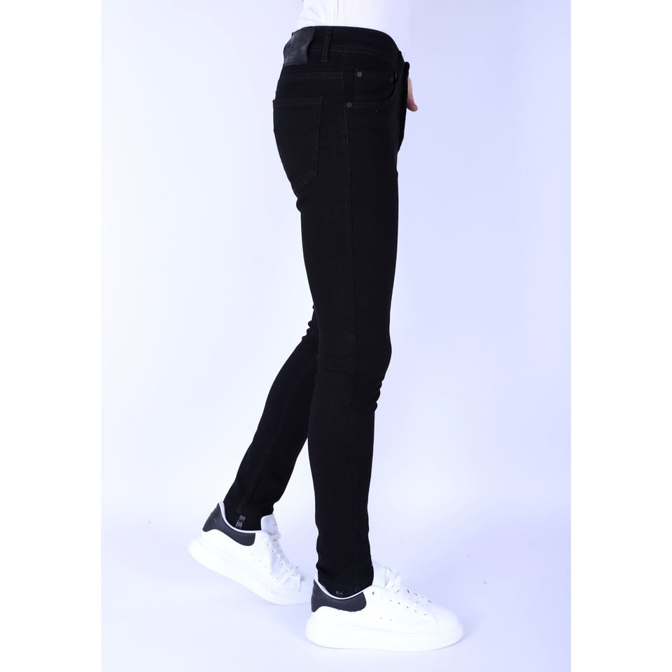 Nette Heren Spijkerbroek Slim-Fit Met Stretch -1091- Zwart