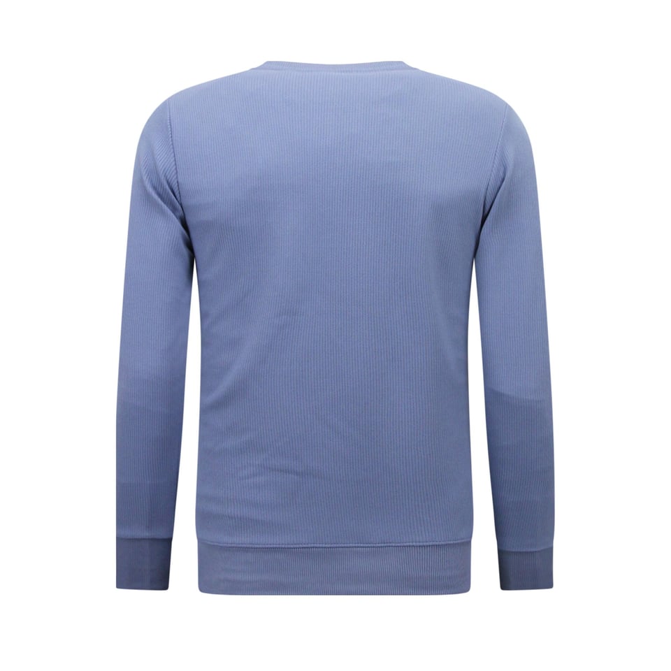 Mannen Sweater ICON - Heren Trui - Blauw