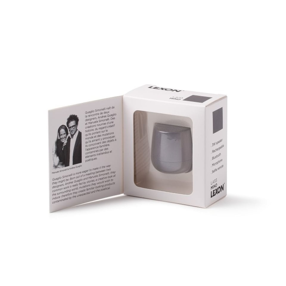 LEXON Mino+ Alu Bluetooth Speaker S Koper | Peddler