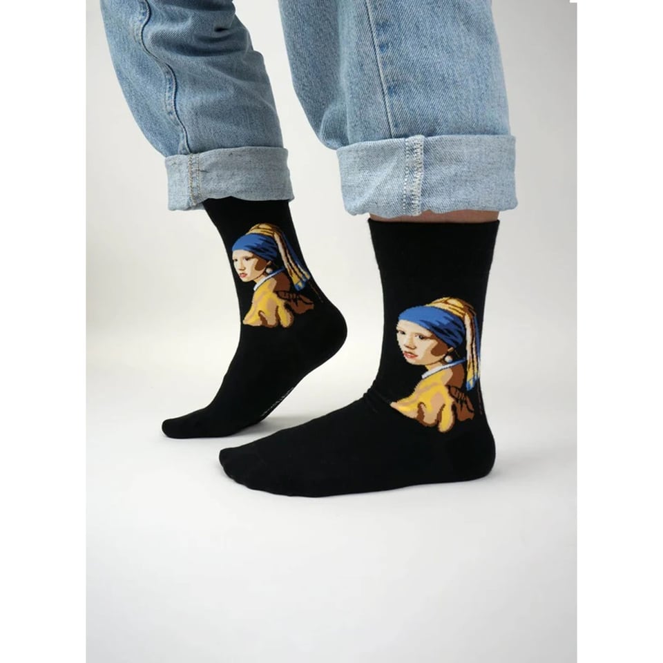 Kunstsokken Meisje Met De Parel 36-40
