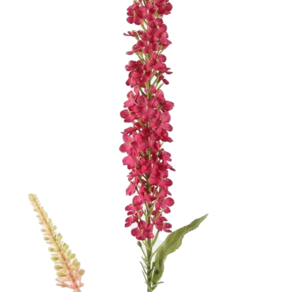 Kunstbloem Hyssop Fuchsia Op Steel 84cm