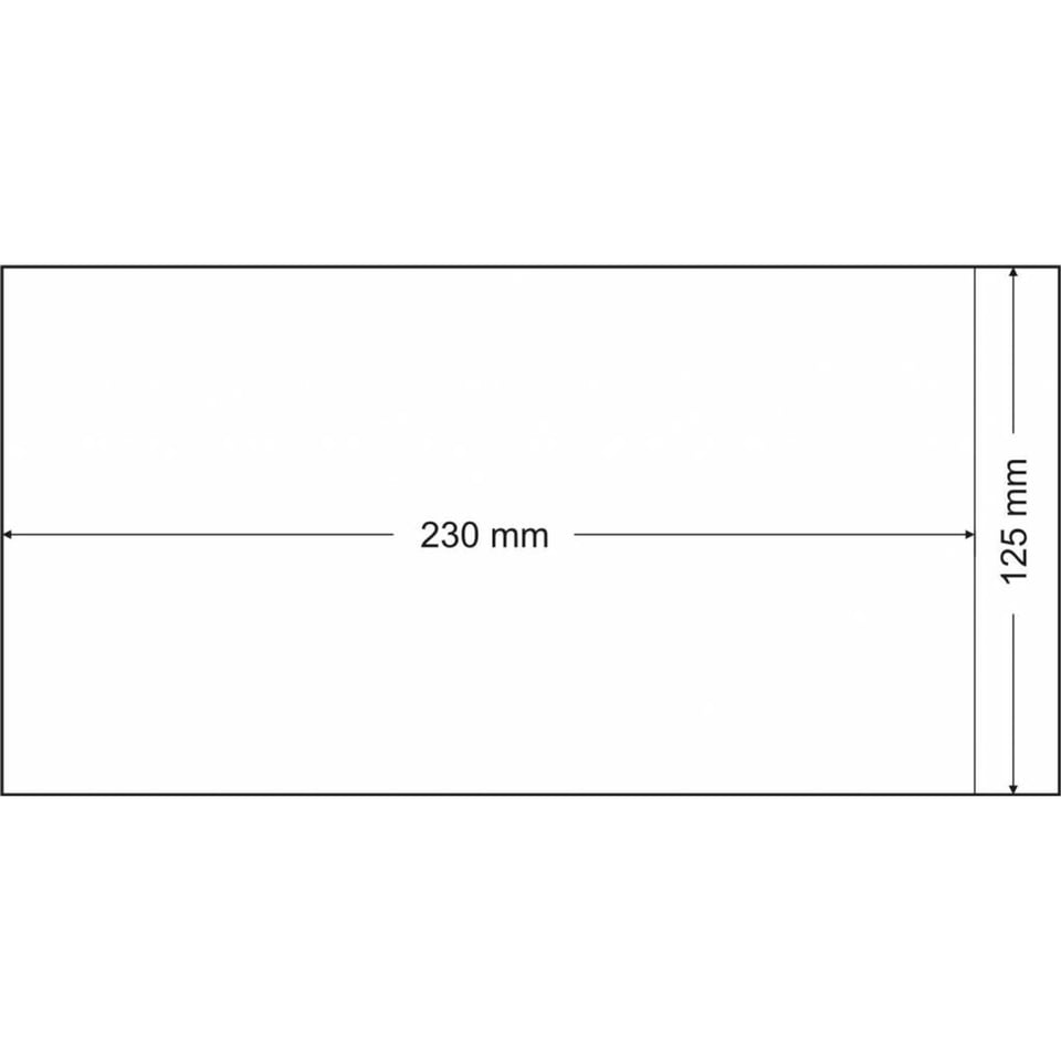 Pergamijnzakjes 130 X 230 Mm - 500 Stuks