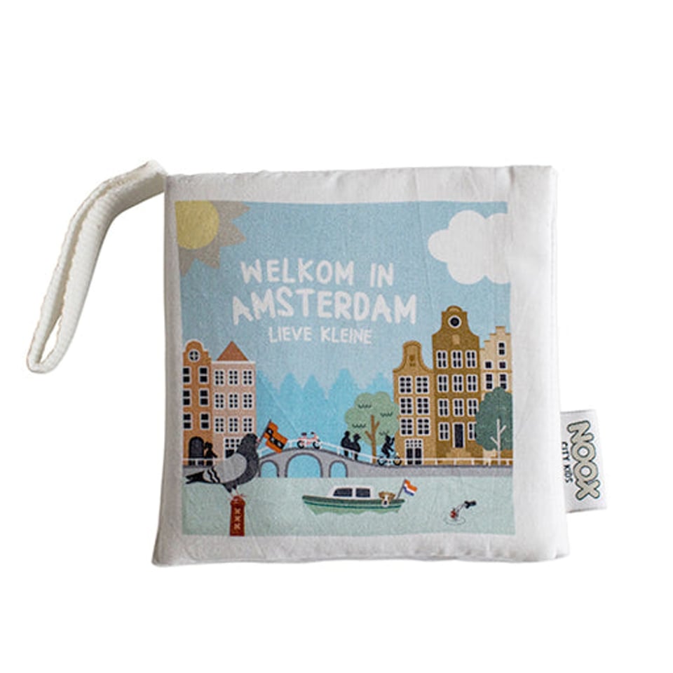 Noox zacht Babyboekje: Welkom in Amsterdam lieve kleine