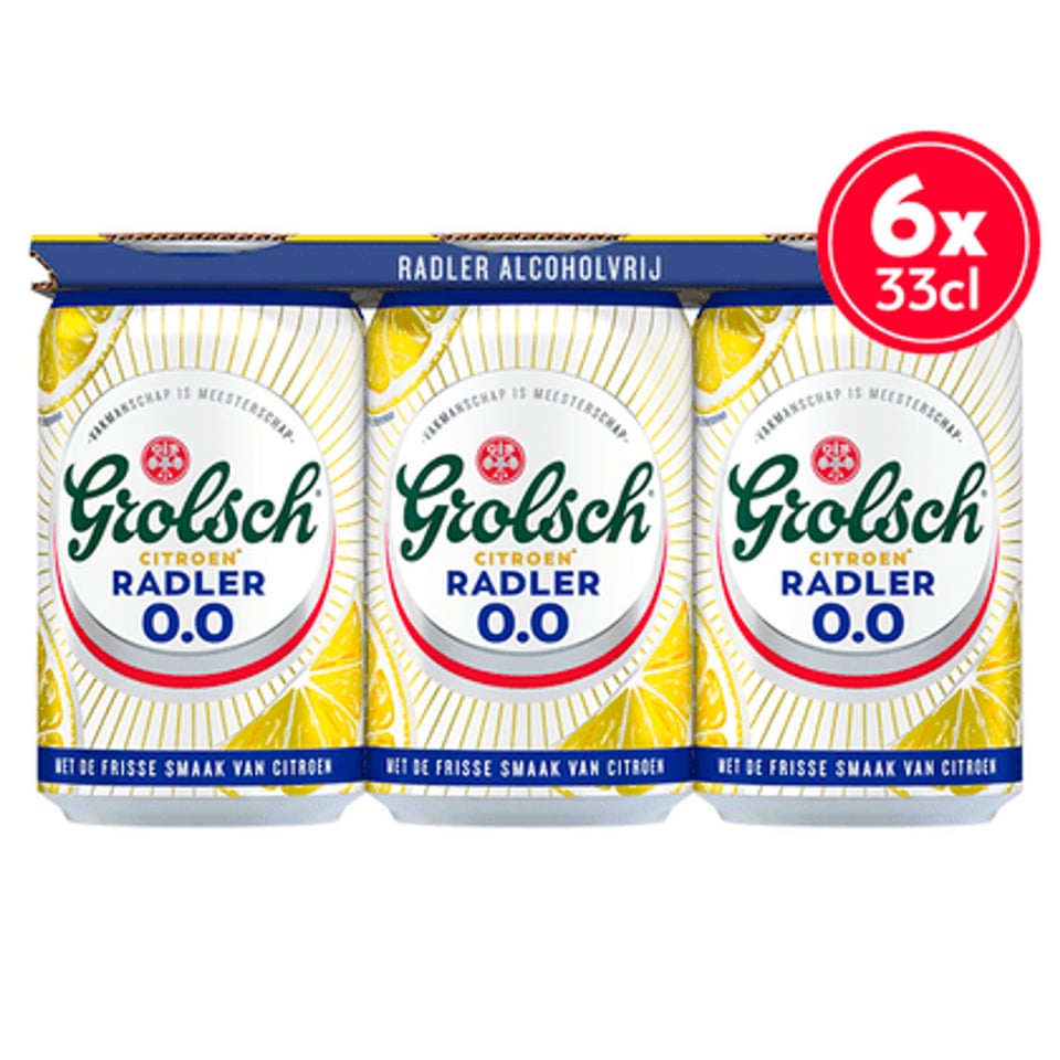 Grolsch Radler Citroen 0.0 Blik