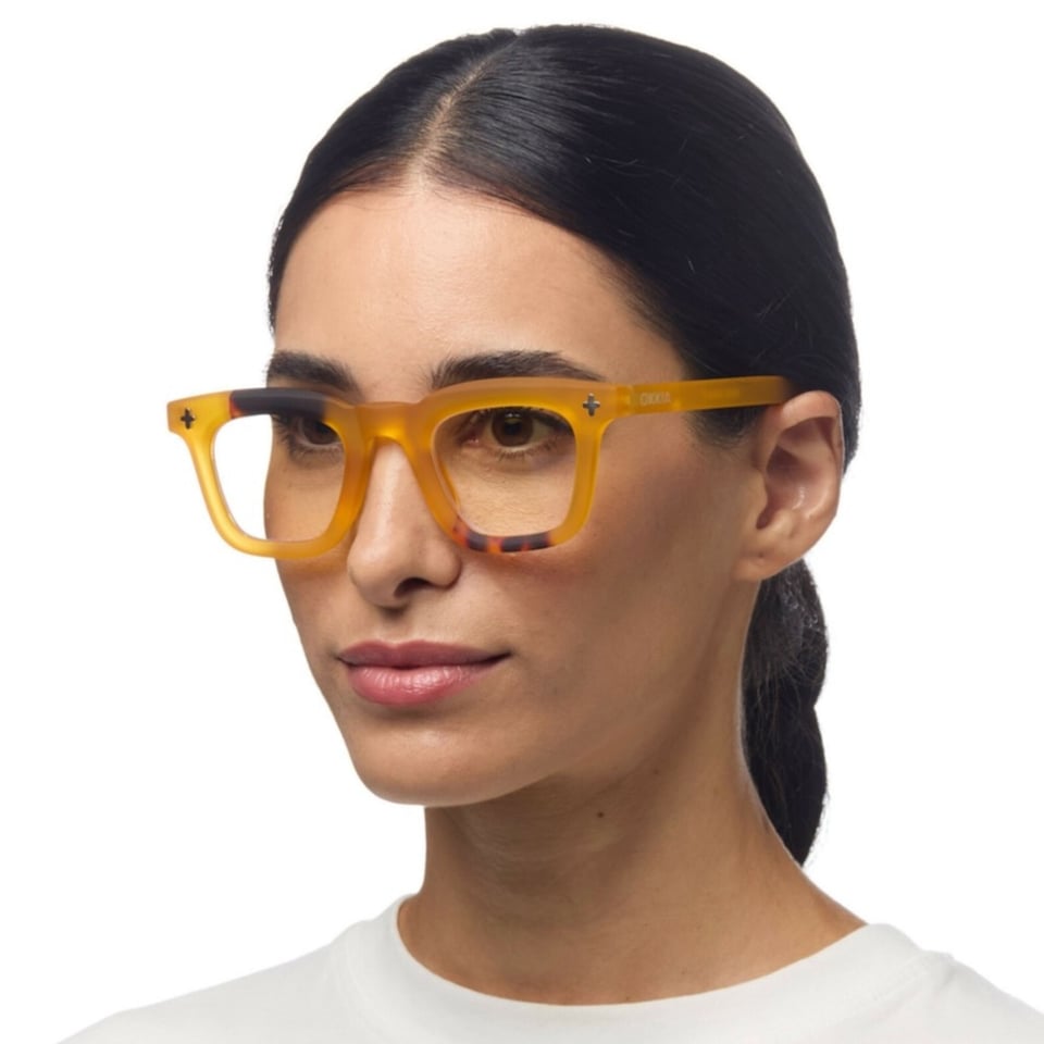 Leesbril FIRENZE Square Yellow Havana OK058Y3H