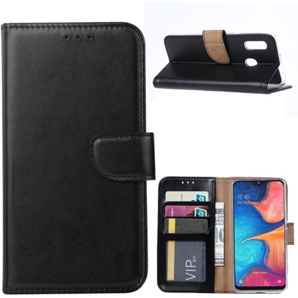 Book Case Samsung Galaxy A20e - Zwart