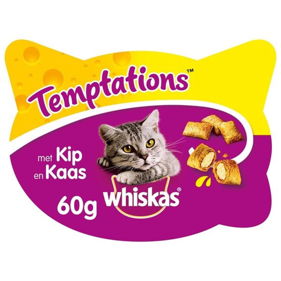 Whiskas Temptations Kaas&Kip