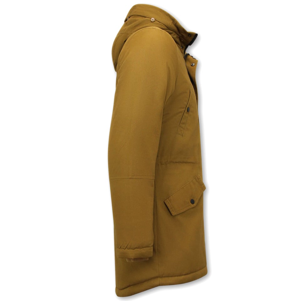 Winterparka Heren Met Capuchon - 7105 - Geel