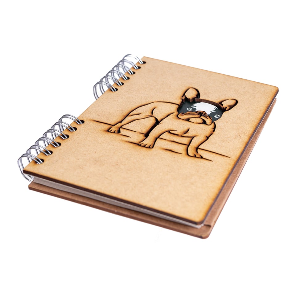 Sustainable journal - Recycled paper - Dog