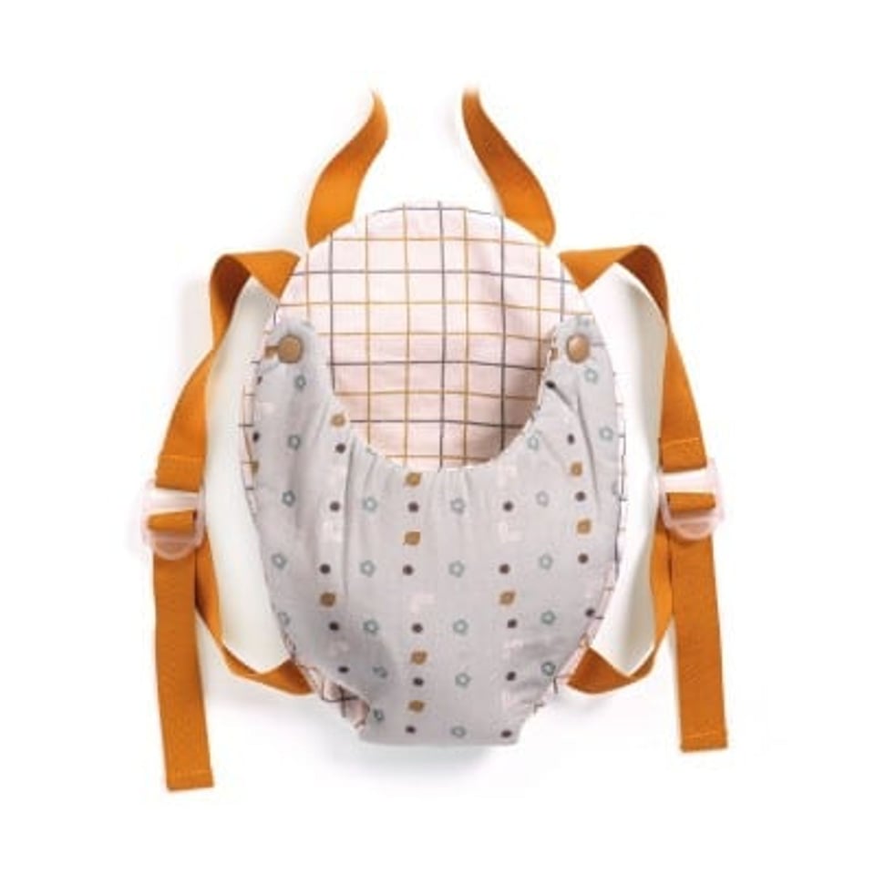 Djeco Baby Draagzak - Baby Carrier Blue Gray