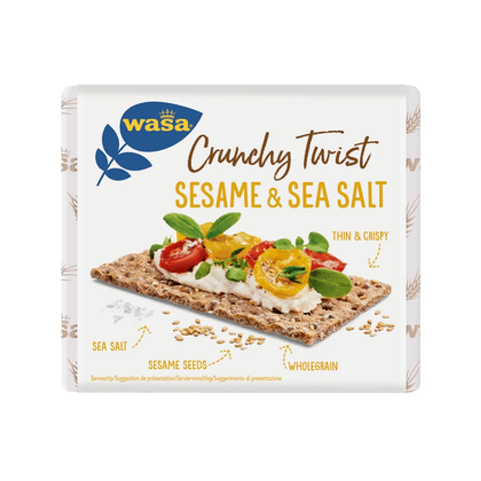 Wasa Knackebrod Crunchy Twist Sesam & Sea