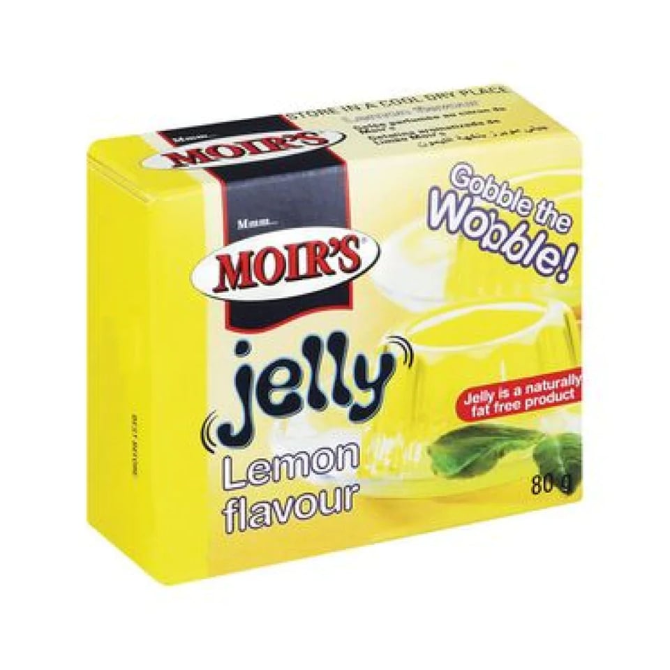 Moir's Jelly Lemon Flavoured 80G